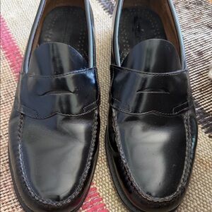 G.H. Bass & Co. Black Leather Penny Loafers